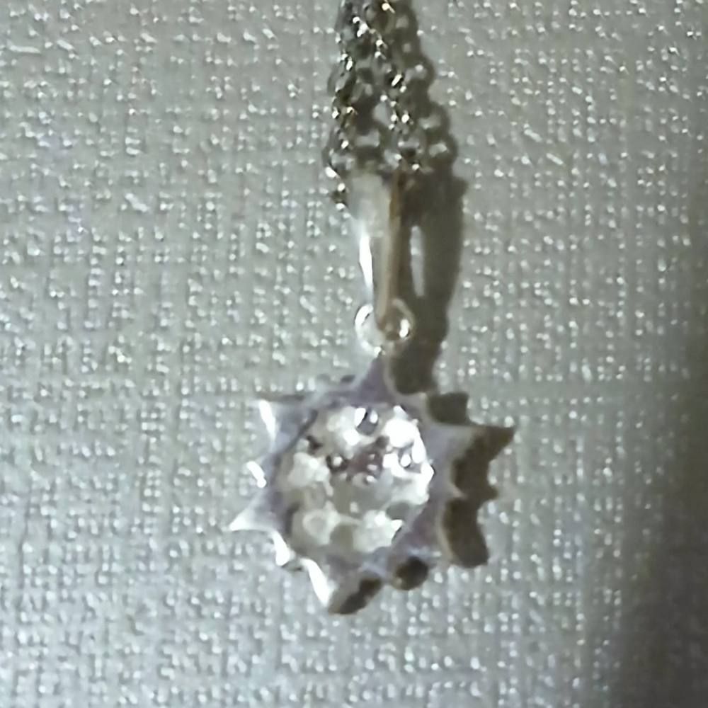 Genuine Diamond  Accent pendant SALE! - Picture 3 of 3